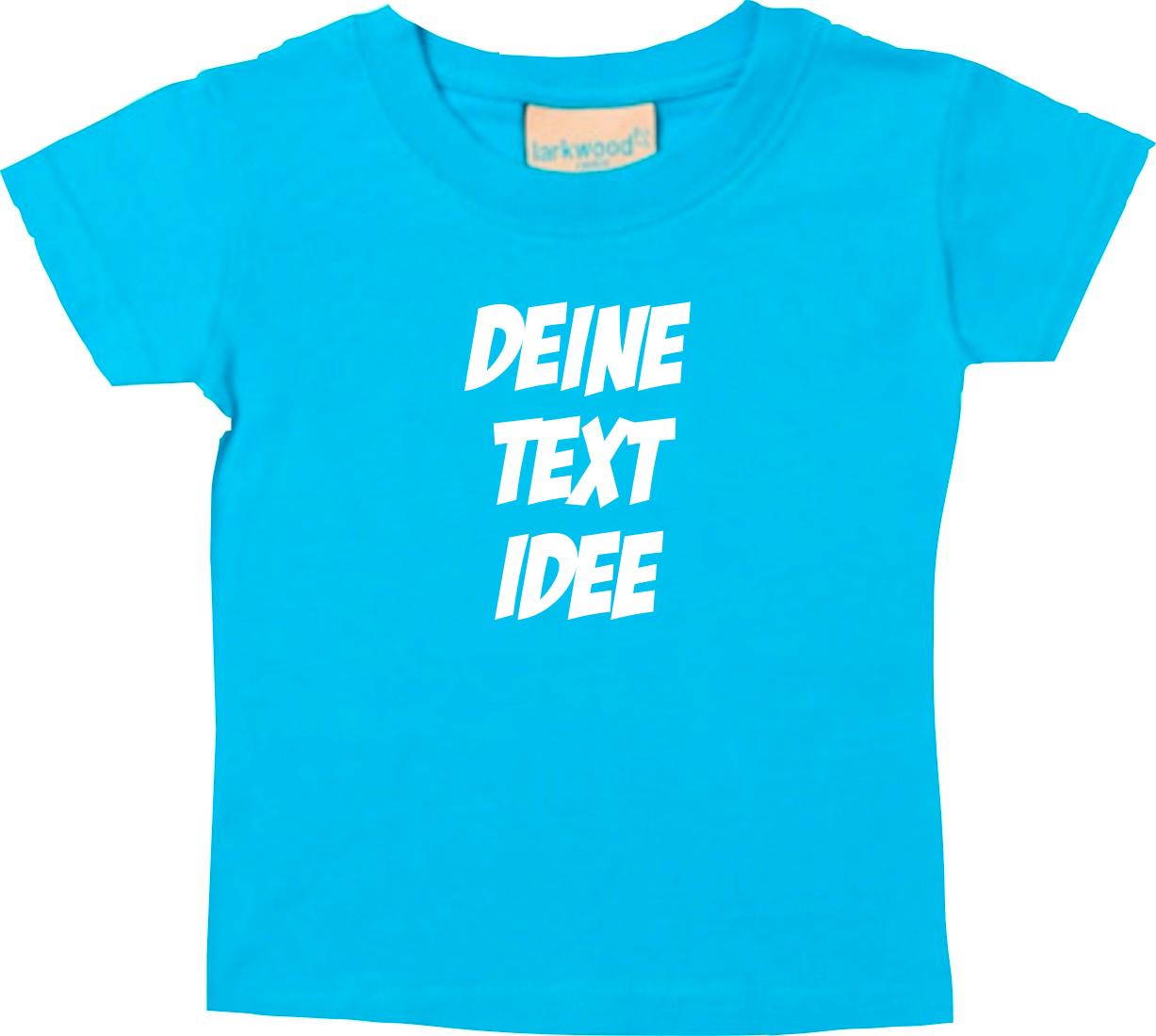 0-48 Monate Baby Kinder T-Shirt individuell mit Wunschtext bedruckt