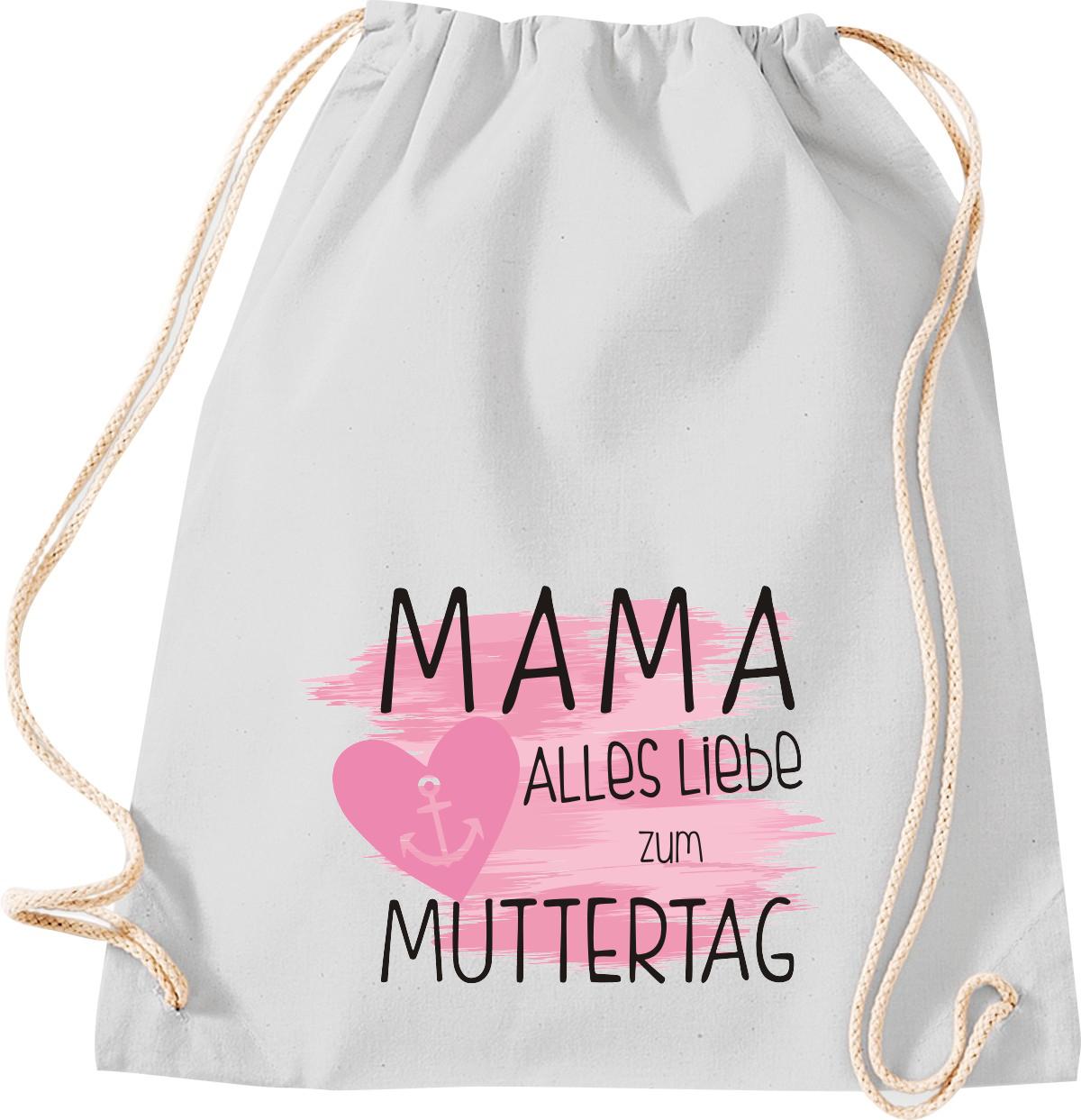 Turnbeutel Mama alles Liebe zum Muttertag Anker W11013796 QR8975
